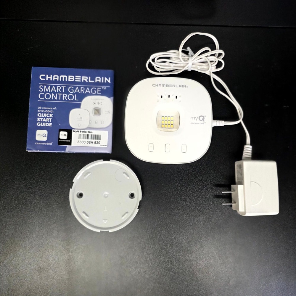 Chamberlain Smart Garage Control MYQ-G0401 White WiFi Hub MyQ Connected Hub